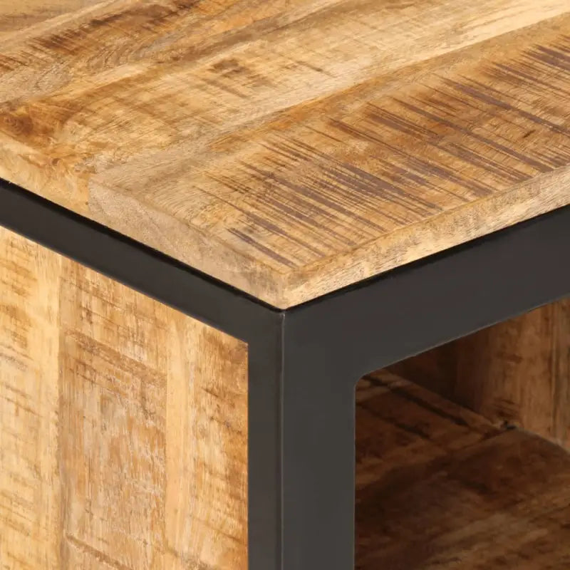 Schoenenbankje 110X35X51 Cm Massief Mangohout