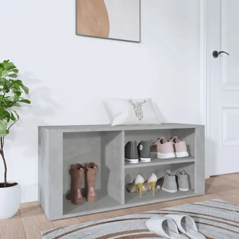 Schoenenkast 100X35X45 Cm Bewerkt Hout