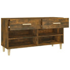 Schoenenkast 102X35X55 Cm Bewerkt Hout Kleurig