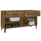 Schoenenkast 102X35X55 Cm Bewerkt Hout Kleurig