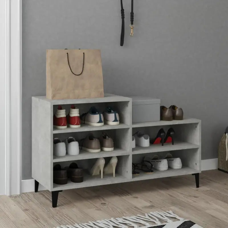 Schoenenkast 102X36X60 Cm Bewerkt Hout
