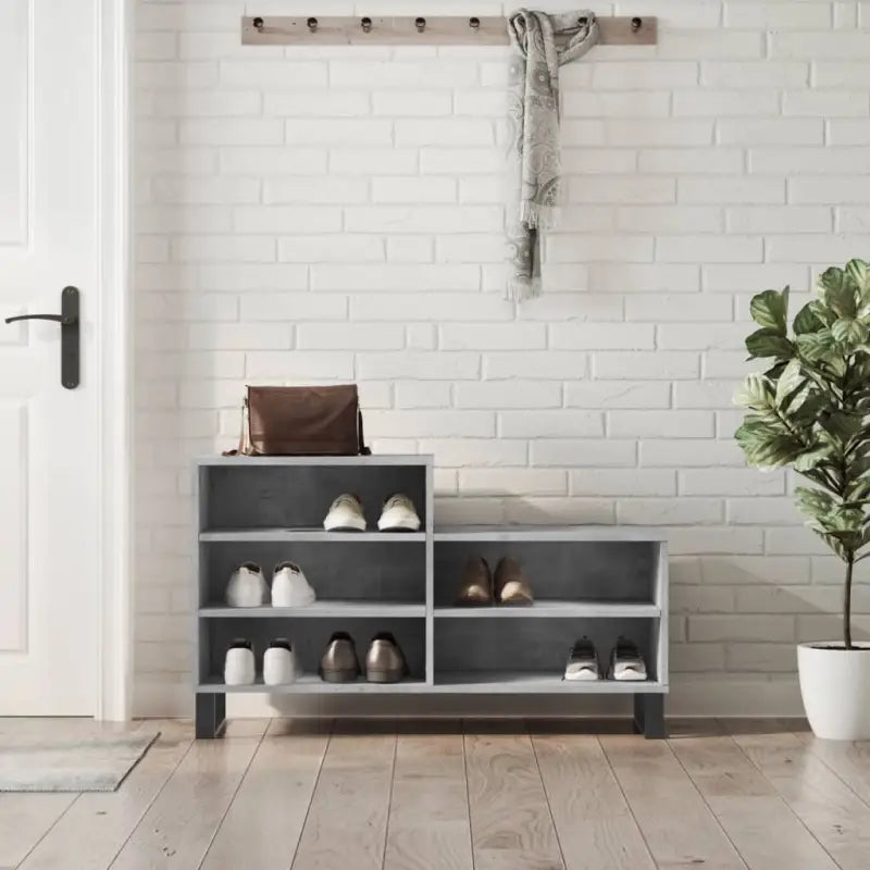 Schoenenkast 102X36X60 Cm Bewerkt Hout