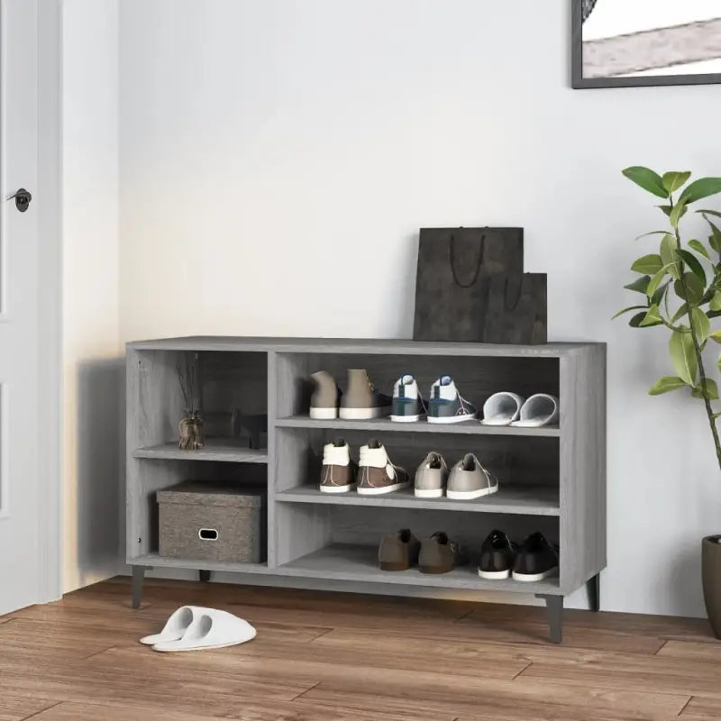 Schoenenkast 102X36X60 Cm Bewerkt Hout