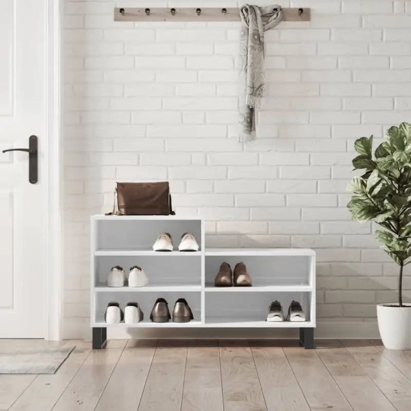 Schoenenkast 102X36X60 Cm Bewerkt Hout