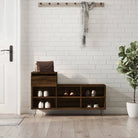 Schoenenkast 102X36X60 Cm Bewerkt Hout Kleurig
