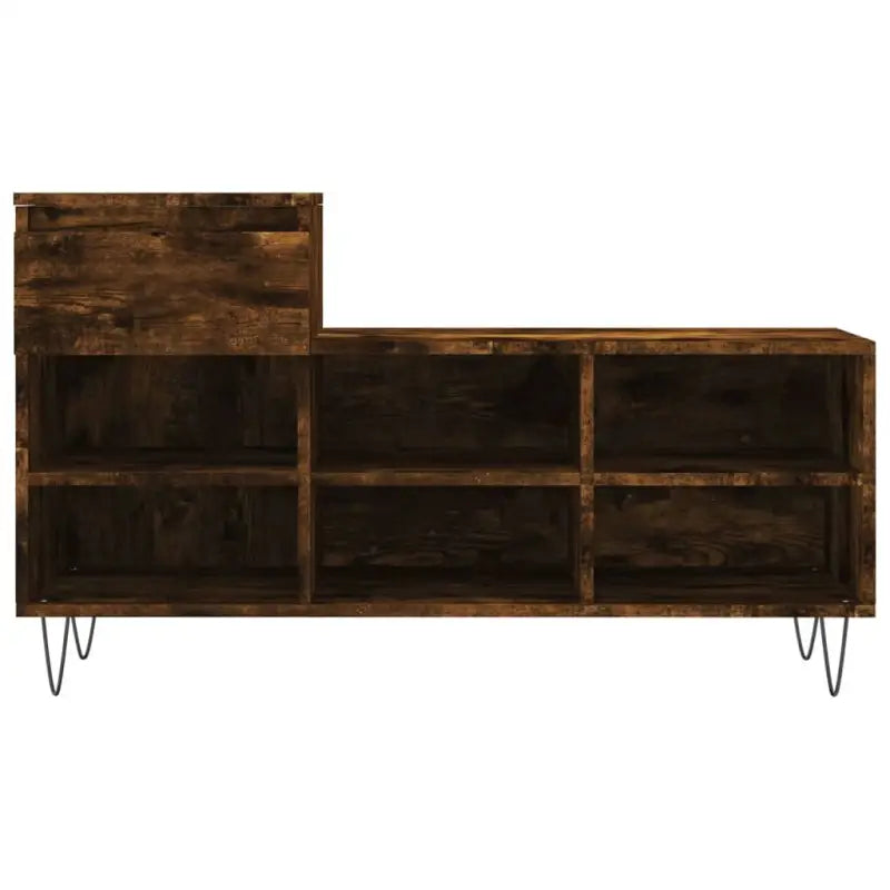 Schoenenkast 102X36X60 Cm Bewerkt Hout Kleurig