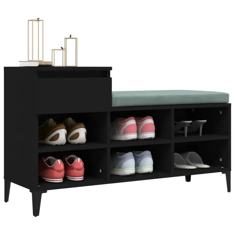 Schoenenkast 102X36X60 Cm Bewerkt Hout