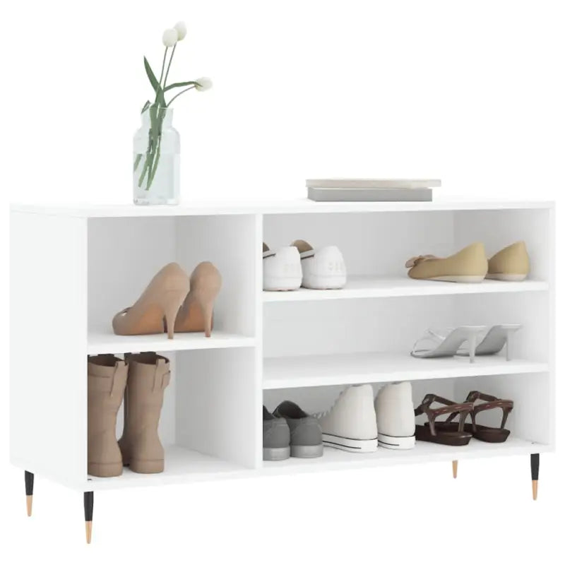 Schoenenkast 102X36X60 Cm Bewerkt Hout