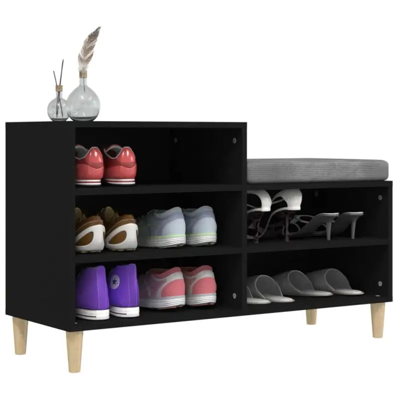 Schoenenkast 102X36X60 Cm Bewerkt Hout