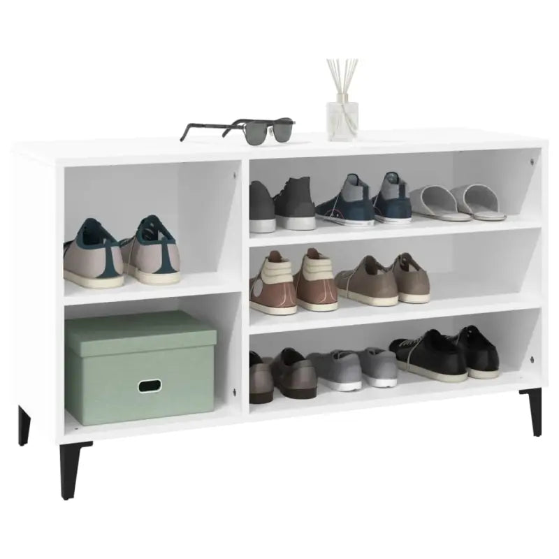 Schoenenkast 102X36X60 Cm Bewerkt Hout