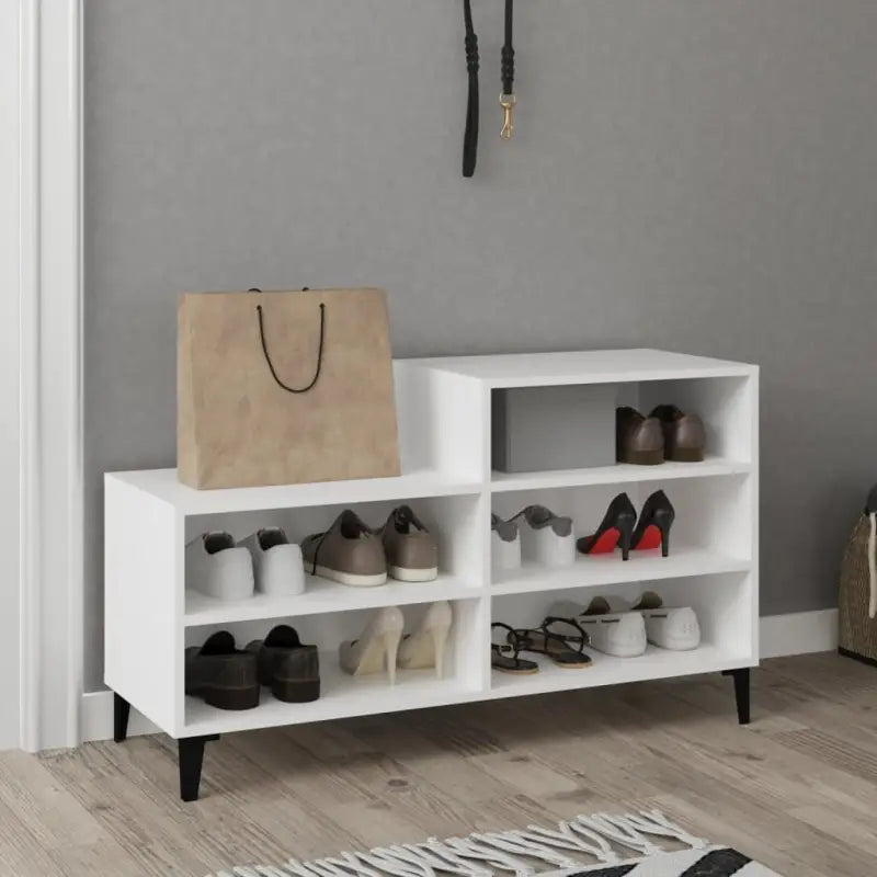 Schoenenkast 102X36X60 Cm Bewerkt Hout