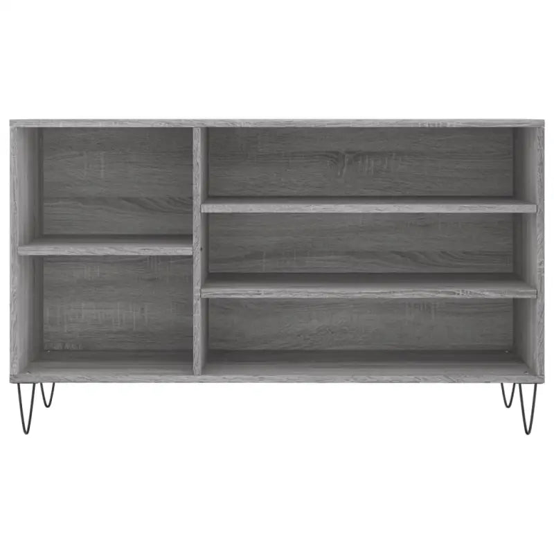 Schoenenkast 102X36X60 Cm Bewerkt Hout Sonoma Grijs