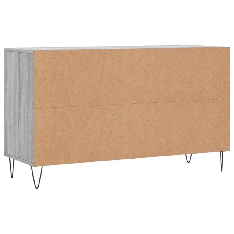 Schoenenkast 102X36X60 Cm Bewerkt Hout Sonoma Grijs