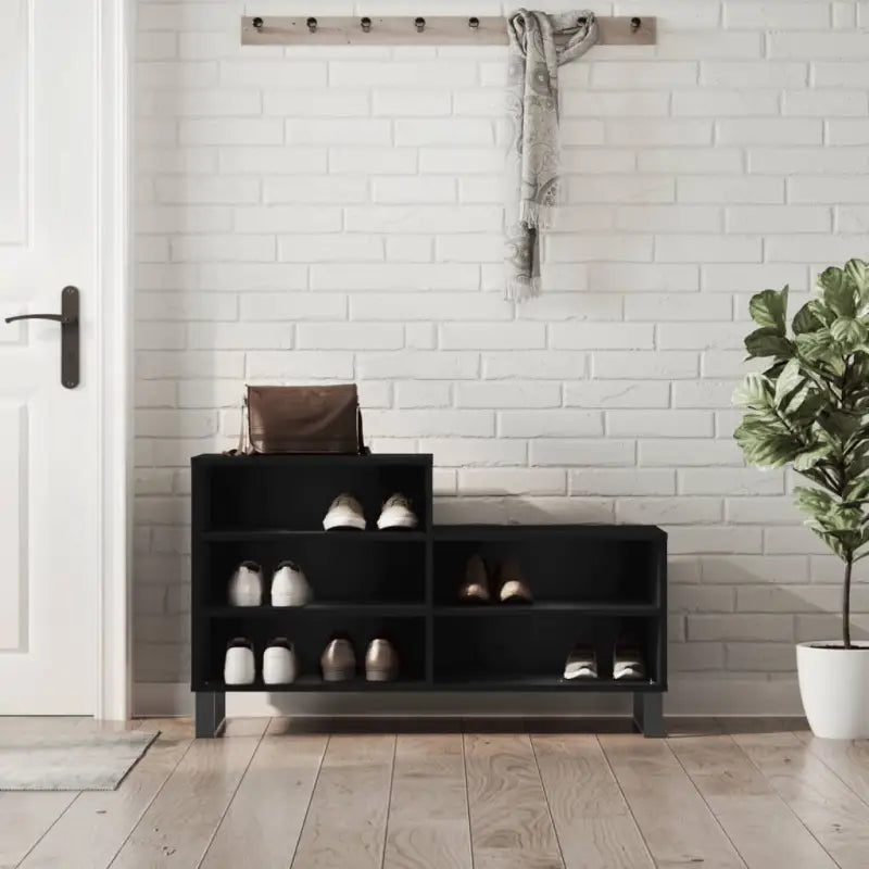 Schoenenkast 102X36X60 Cm Bewerkt Hout
