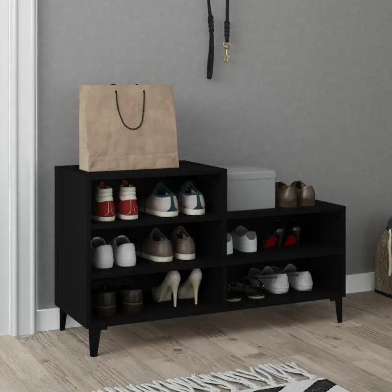 Schoenenkast 102X36X60 Cm Bewerkt Hout