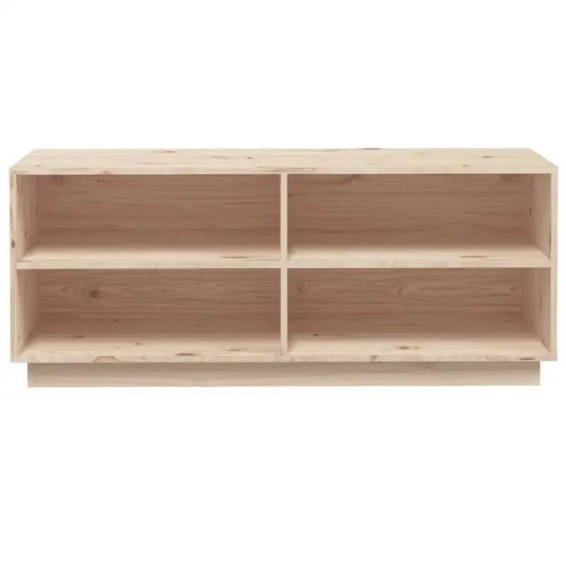 Schoenenkast 110X34X45 Cm Massief Grenenhout