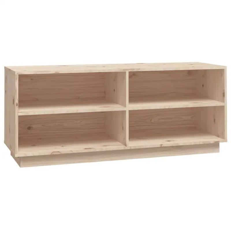 Schoenenkast 110X34X45 Cm Massief Grenenhout