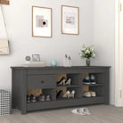 Schoenenkast 110X38X45,5 Cm Massief Grenenhout