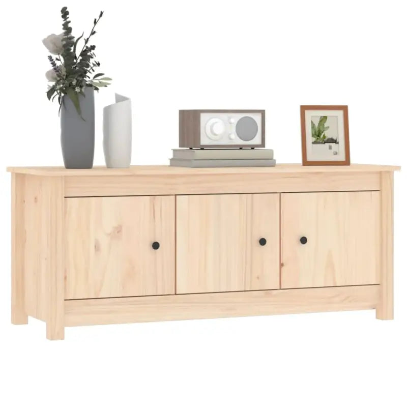 Schoenenkast 110X38X45,5 Cm Massief Grenenhout