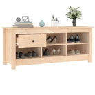 Schoenenkast 110X38X45,5 Cm Massief Grenenhout