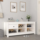 Schoenenkast 110X38X45,5 Cm Massief Grenenhout