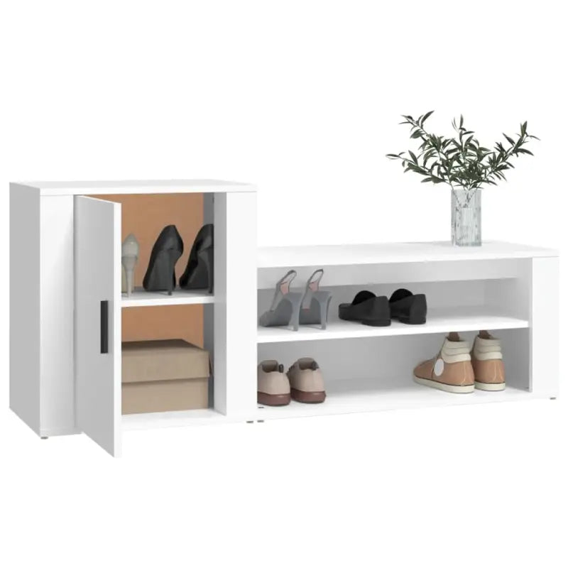 Schoenenkast 130X35X54 Cm Bewerkt Hout