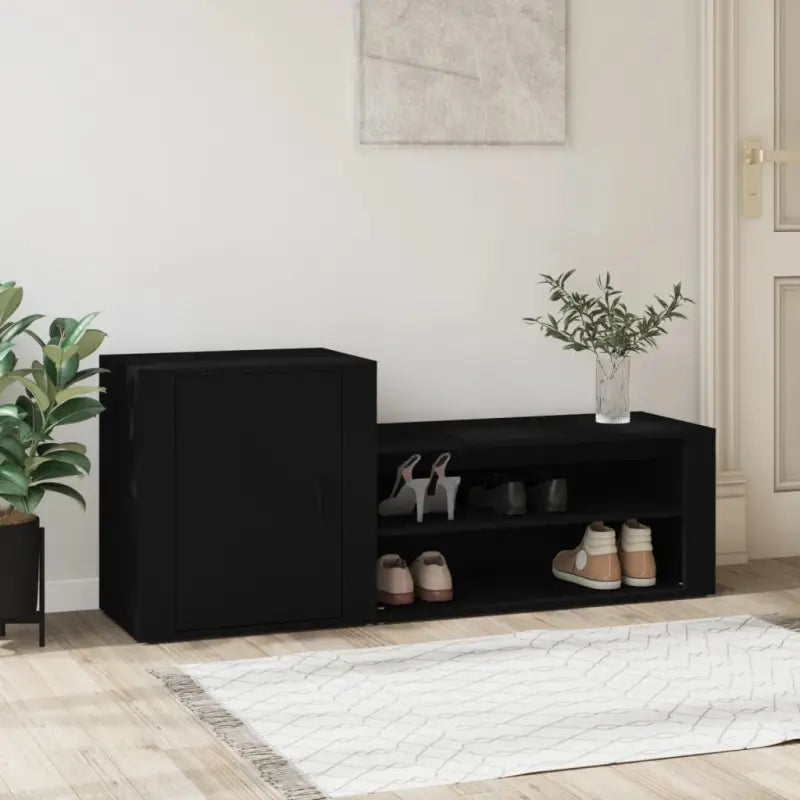 Schoenenkast 130X35X54 Cm Bewerkt Hout