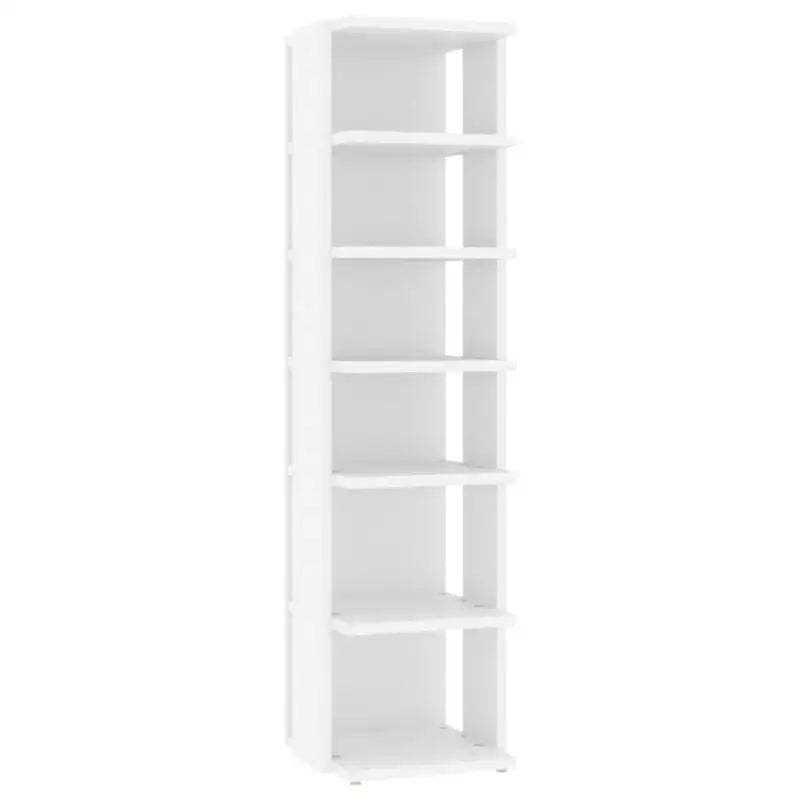 Schoenenkast 27,5X27X102 Cm Bewerkt Hout