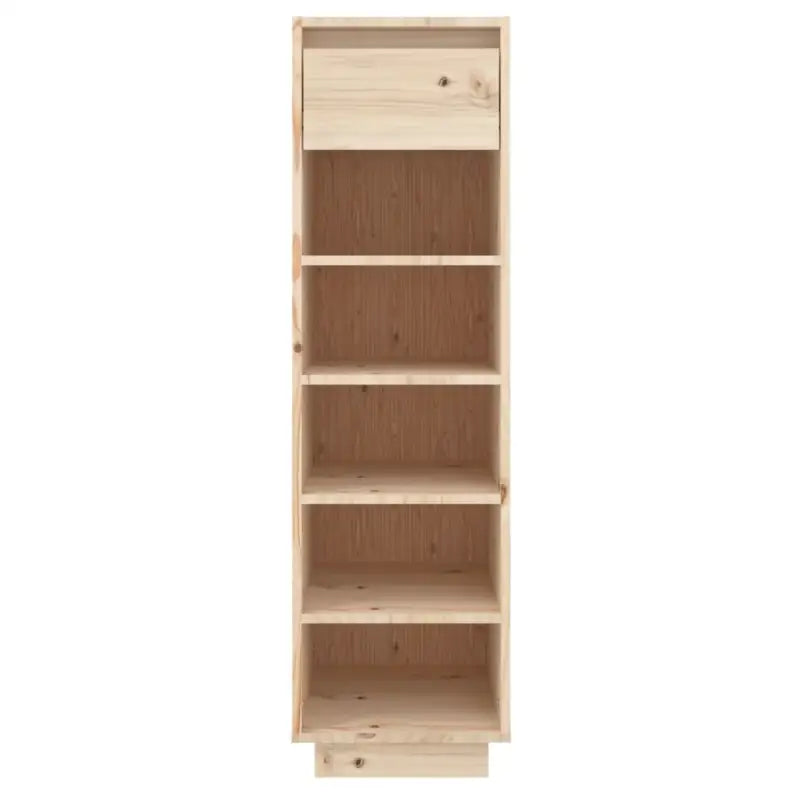 Schoenenkast 30X34X105 Cm Massief Grenenhout