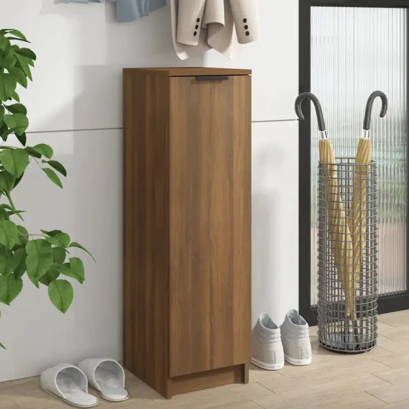 Schoenenkast 30X35X100 Cm Bewerkt Hout