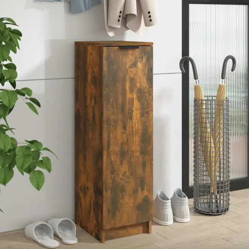 Schoenenkast 30X35X100 Cm Bewerkt Hout