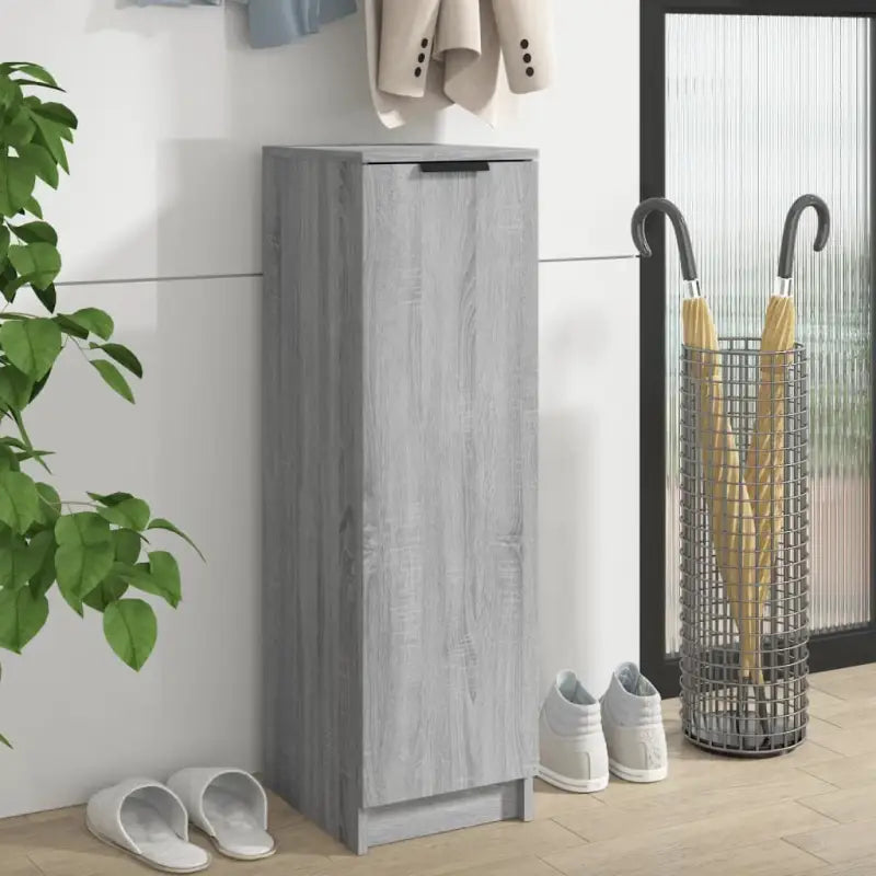 Schoenenkast 30X35X100 Cm Bewerkt Hout