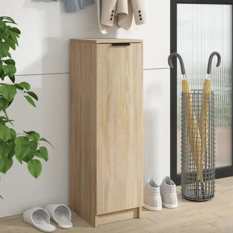 Schoenenkast 30X35X100 Cm Bewerkt Hout