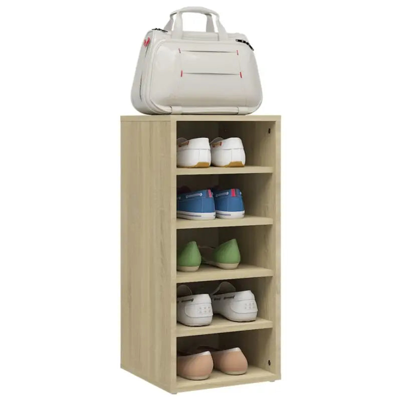 Schoenenkast 31,5X35X70 Cm Bewerkt Hout Kleurig