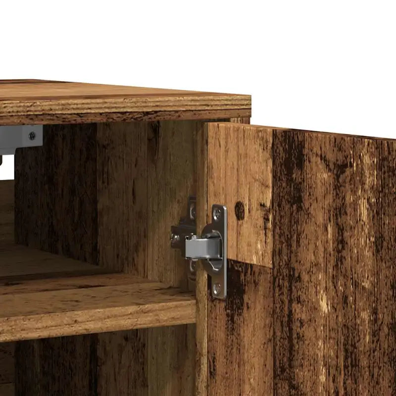 Schoenenkast 32X35X70 Cm Bewerkt Hout Kleurig