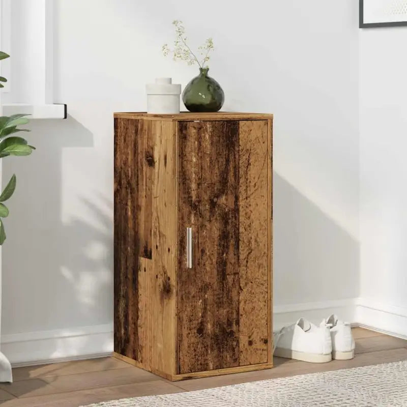 Schoenenkast 32X35X70 Cm Bewerkt Hout Kleurig