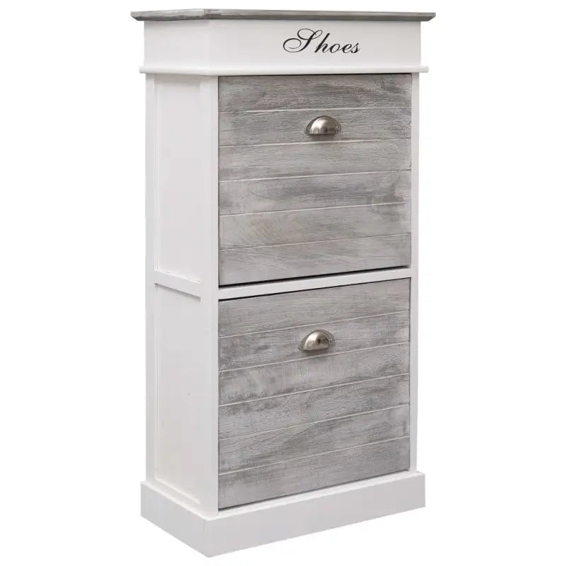 Schoenenkast 50X28X98 Cm Paulowniahout