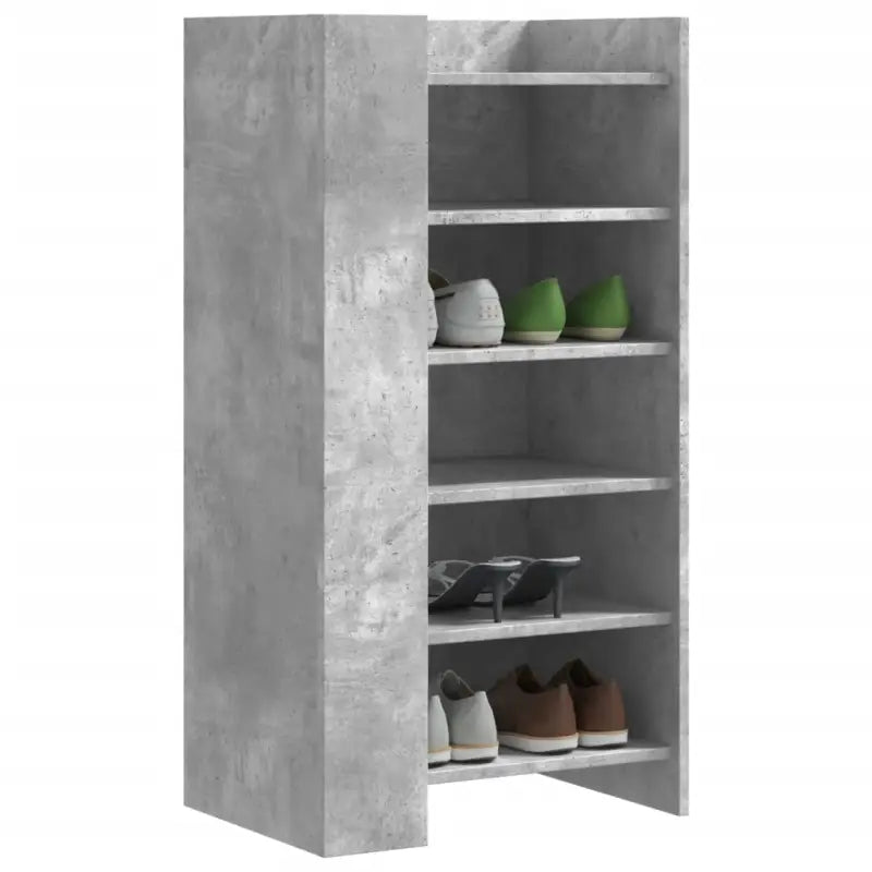 Schoenenkast 52X37,5X100 Cm Bewerkt Hout Eiken