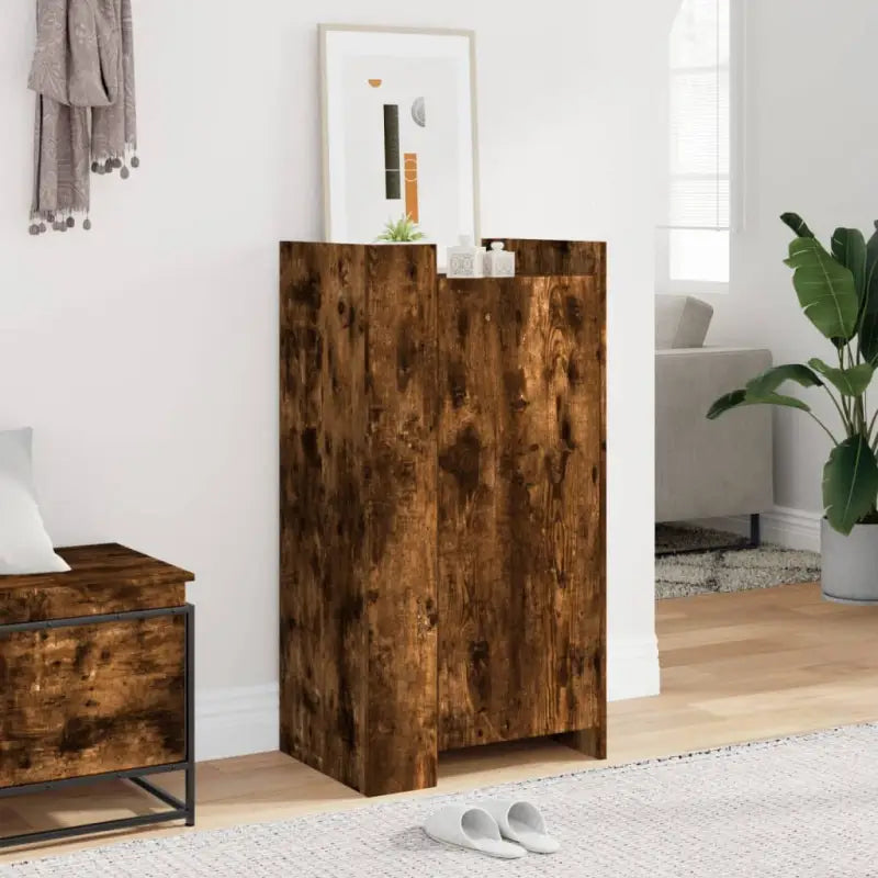 Schoenenkast 52X37,5X100 Cm Bewerkt Hout