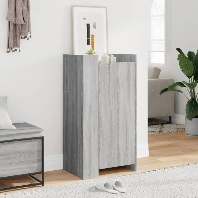Schoenenkast 52X37,5X100 Cm Bewerkt Hout