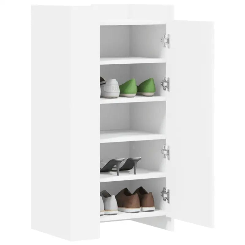 Schoenenkast 52X37,5X100 Cm Bewerkt Hout