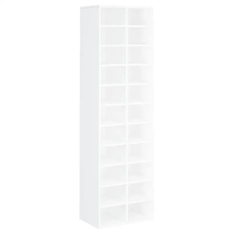 Schoenenkast 54X34X183 Cm Bewerkt Hout