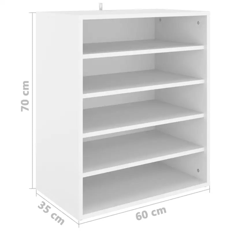 Schoenenkast 60X35X70 Cm Bewerkt Hout