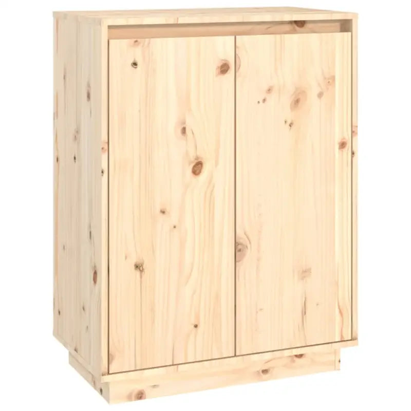 Schoenenkast 60X35X80 Cm Massief Grenenhout