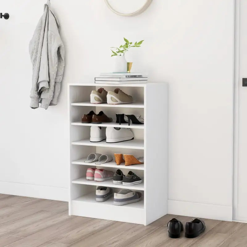 Schoenenkast 60X35X92 Cm Bewerkt Hout
