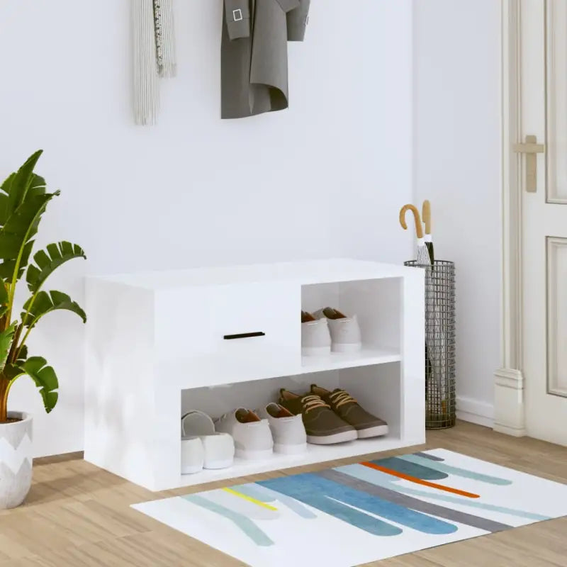 Schoenenkast 80X35X45 Cm Bewerkt Hout