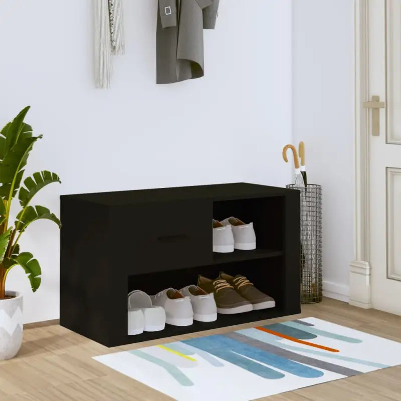 Schoenenkast 80X35X45 Cm Bewerkt Hout