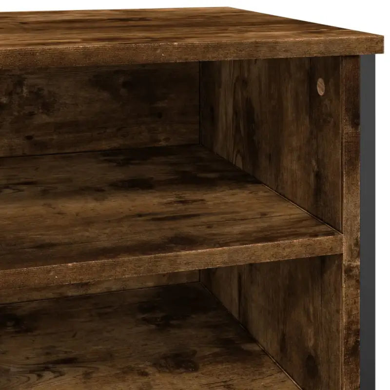 Schoenenkast 80X38X78 Cm Bewerkt Hout Kleurig