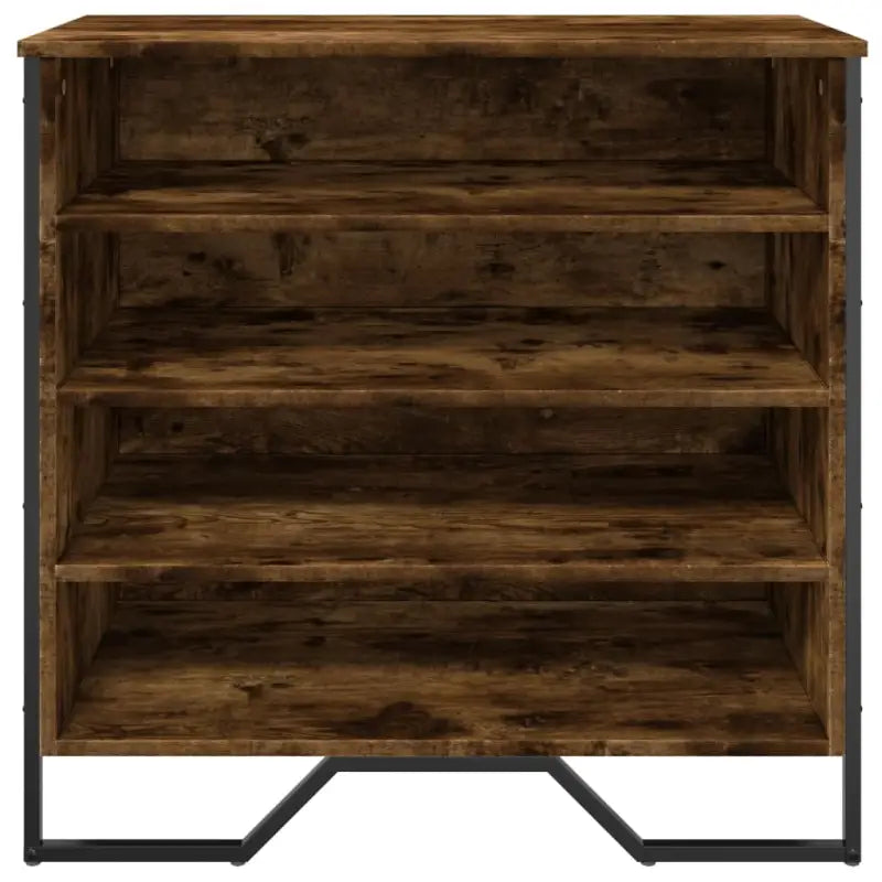 Schoenenkast 80X38X78 Cm Bewerkt Hout Kleurig
