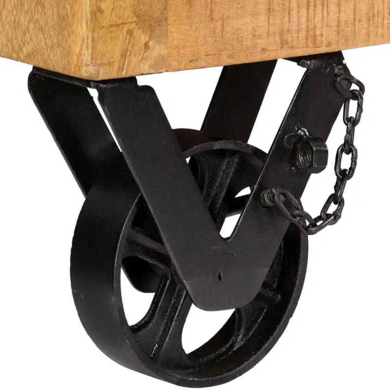 Schoenenkast 86X35X55 Cm Massief Mangohout